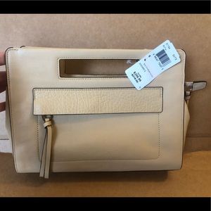 Coach Taupe Leather Clutch